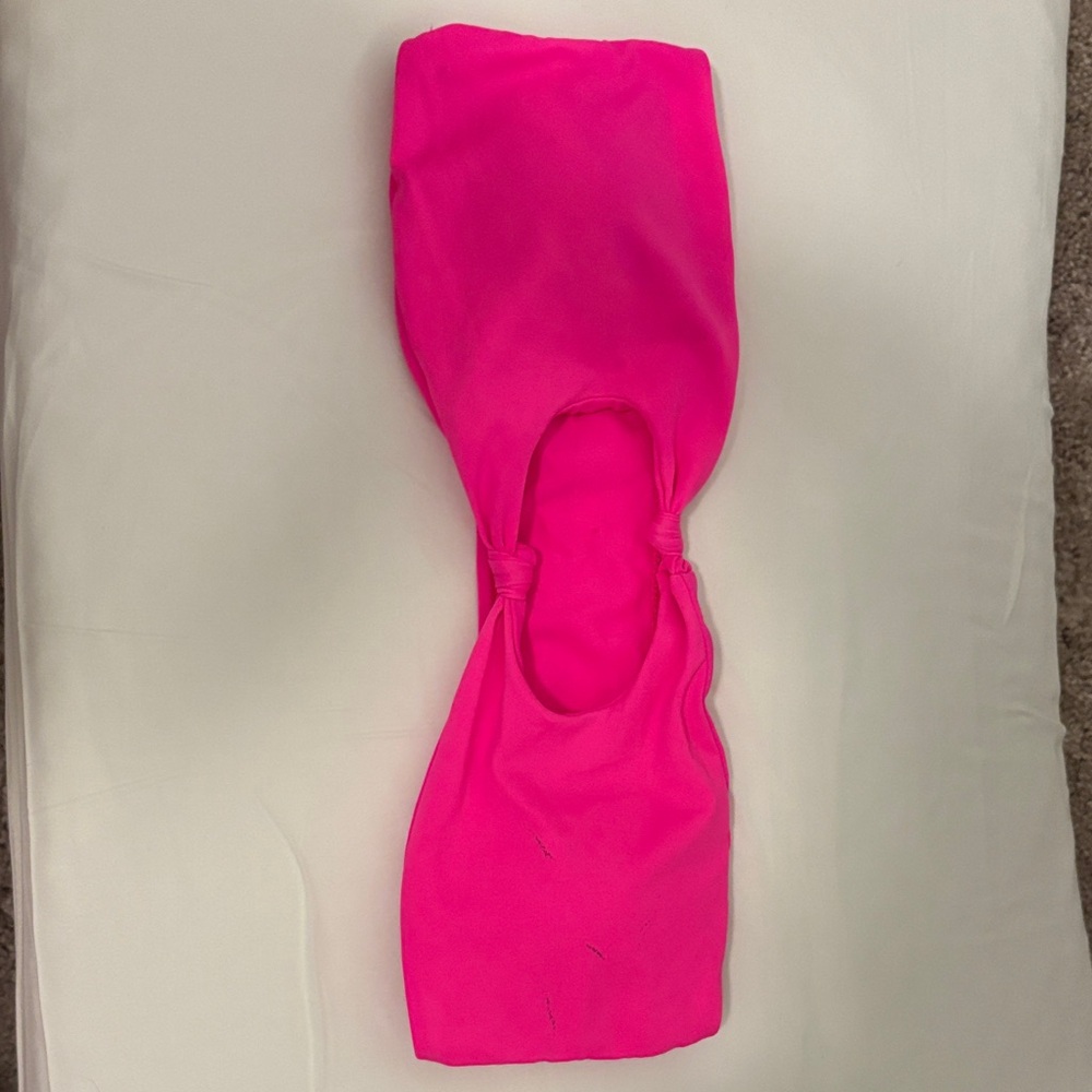 Vibrant Pink Cutout Dress